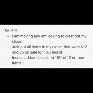 SALE!!
